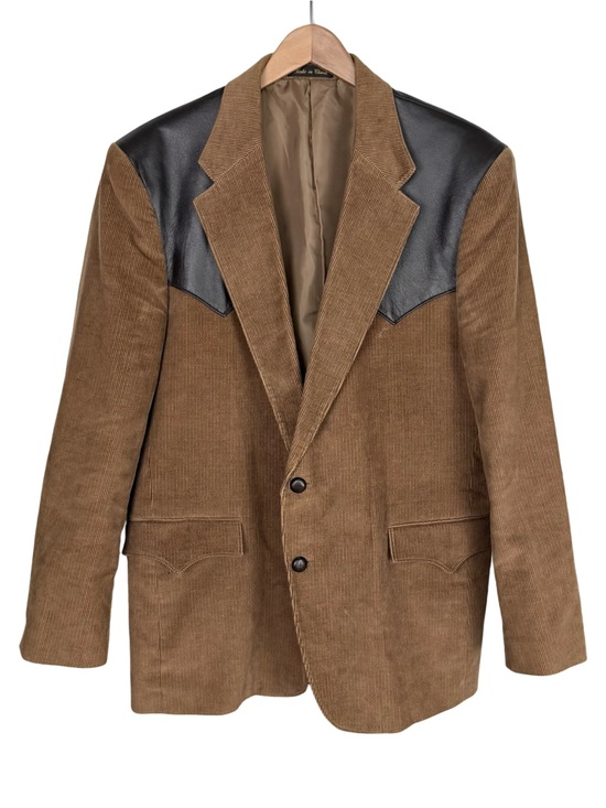 Circle S Other - Circle S Men’s Western Brown Corduroy Sports Coat Size 44R